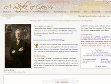 Tablet Screenshot of portraitartist.com